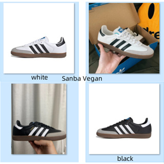 Adidas originals Samba Vegan Black and white ของแท้ 100%