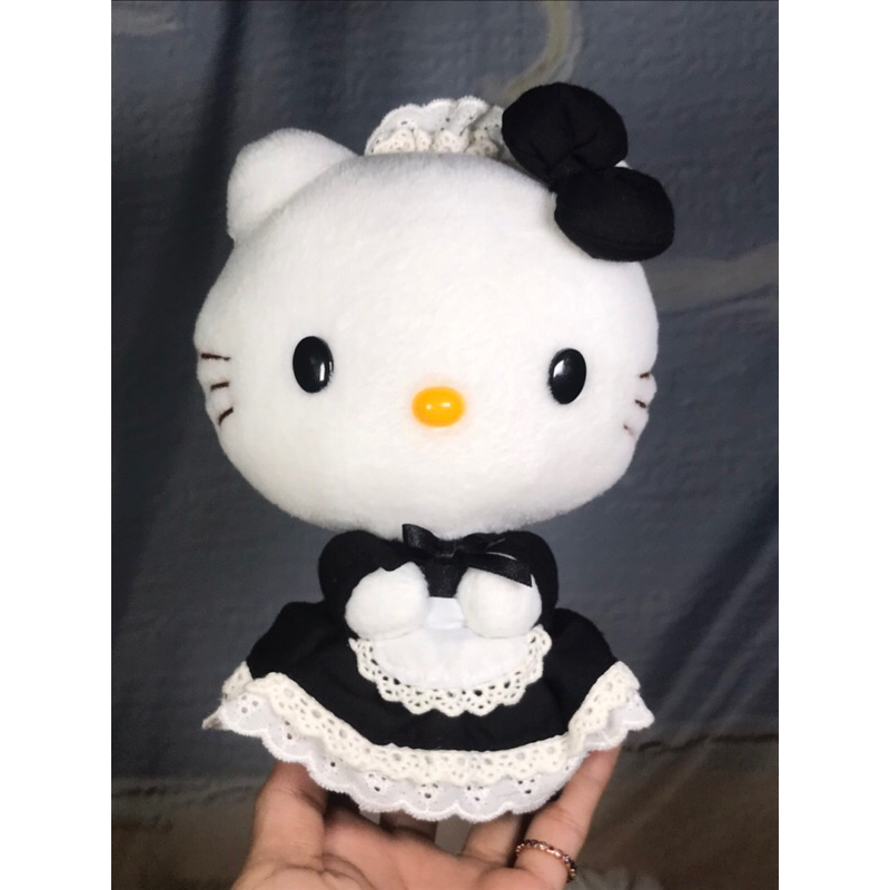 hello-kitty-maid-sanrio-ตุ๊กตา-คิตตี้-ชุดเดรส-แม่บ้าน-สีดำ