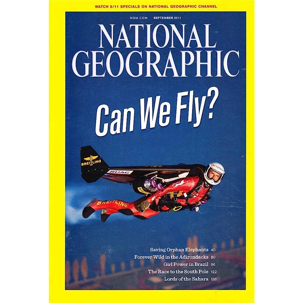 national-geographic-magazine-can-we-fly-หนังสือมือสอง-สภาพ-70-80