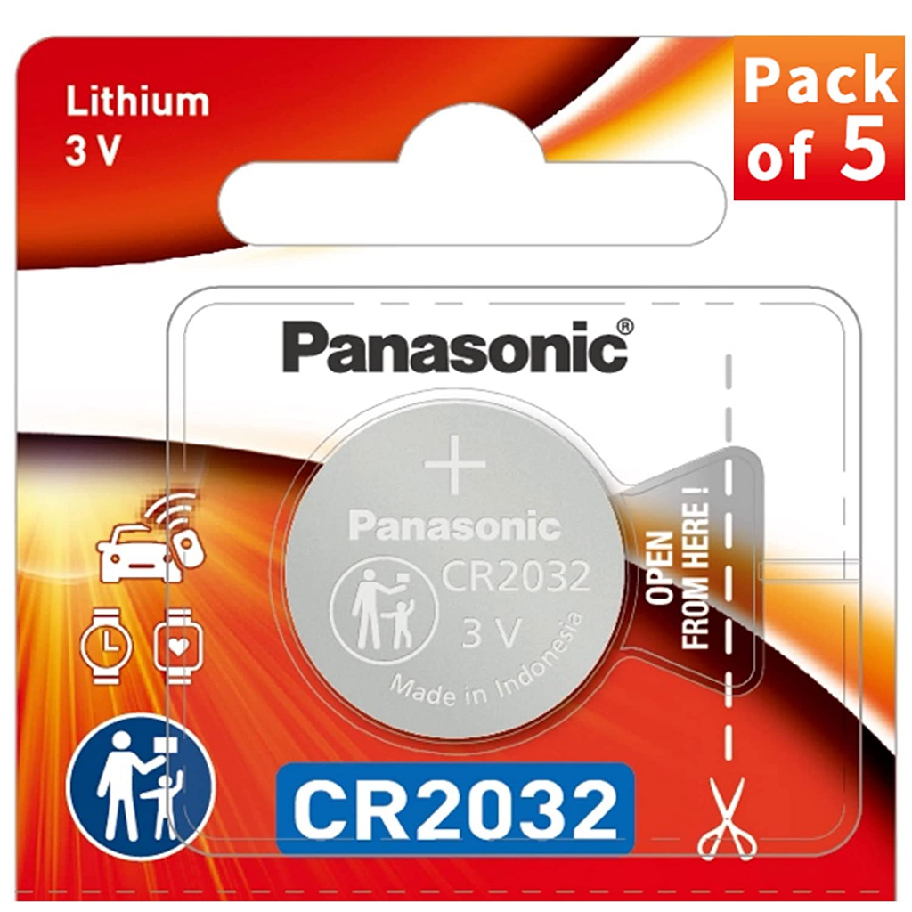 ของแท้-panasonic-ถ่านกระดุม-cr2032-ถ่าน2032-ถ่านรีโมทรถยนต์-ถ่านรีโมทรถ-แบตกระดุม-button-battery-cr2032