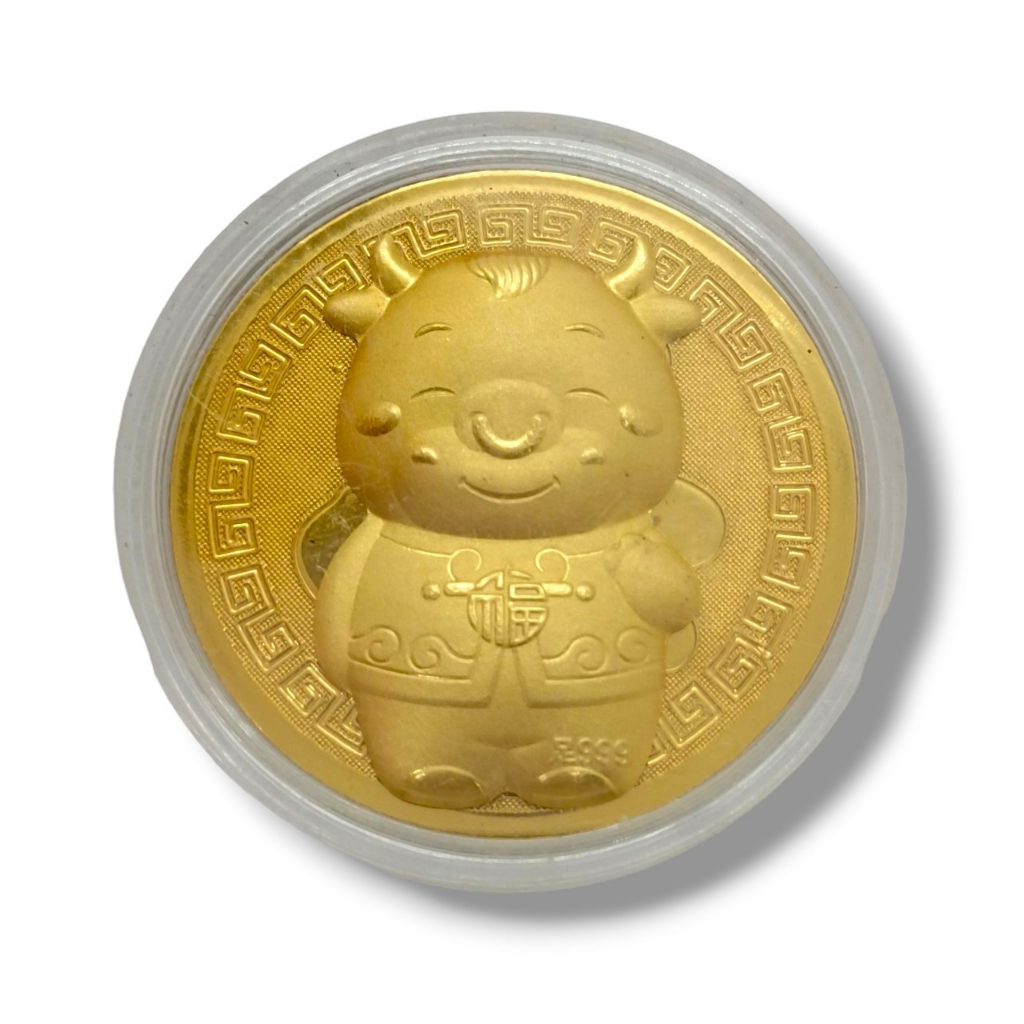 aln888เหรียญมงคลของประเทศจีน-เนื้อกะไหล่ทอง-บูชาเสริมโชคลาภฮวงจุ้ย-เหรียญที่ระลึกมอบในเทศกาลต่างๆ
