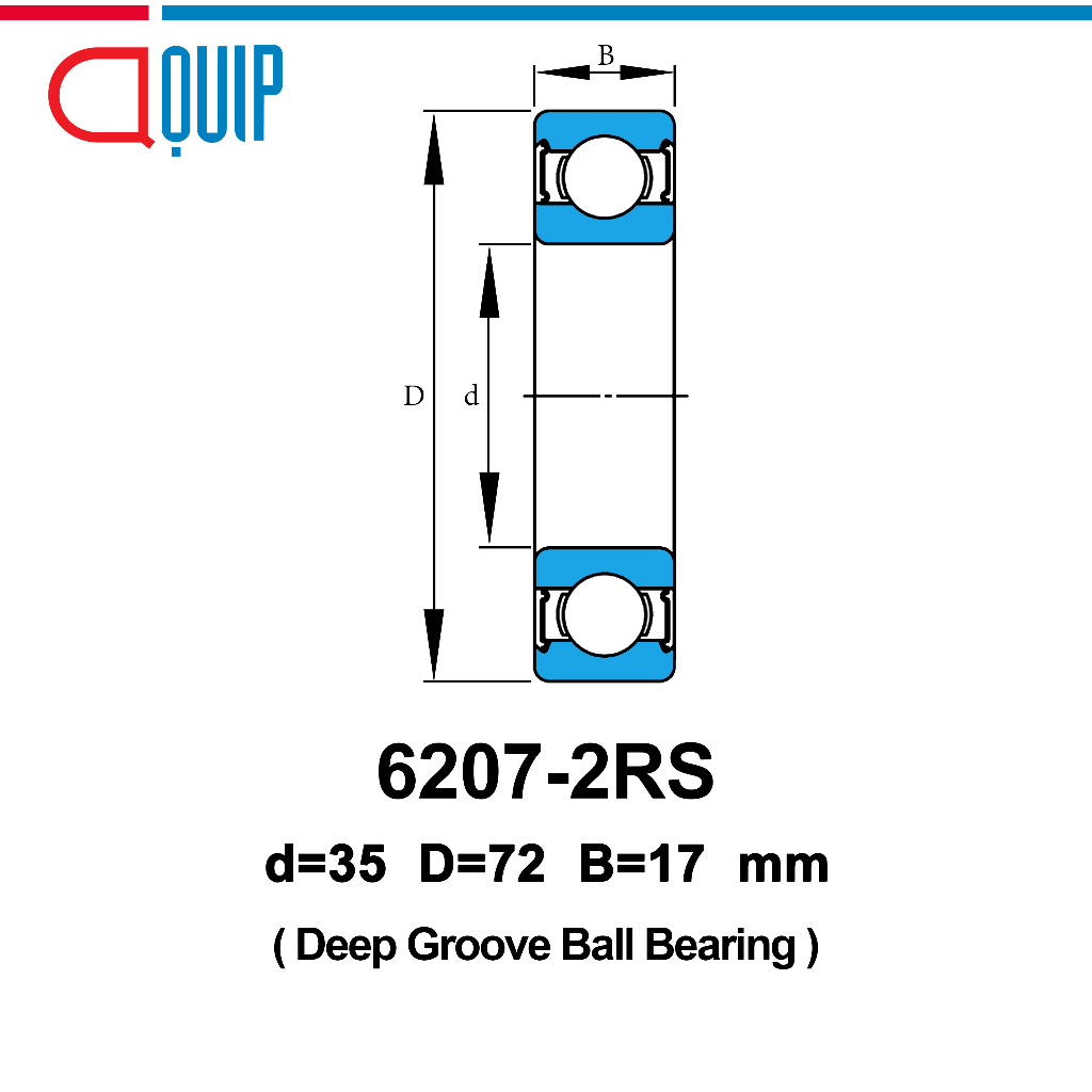 6207-2rs-sbc-จำนวน-10-ชิ้น-ตลับลูกปืนเม็ดกลมร่องลึก-ฝายาง-2-ข้าง-deep-groove-ball-bearing-6207-2rs-6207rs