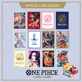 [One piece Card Game]  Sleeves สลีฟ การ์ดวันพีช ซองใส่การ์ด (ของแท้ ลิขสิทธิ บันได) วันพีซ ลูฟี่ Luffy โซโร Zoro