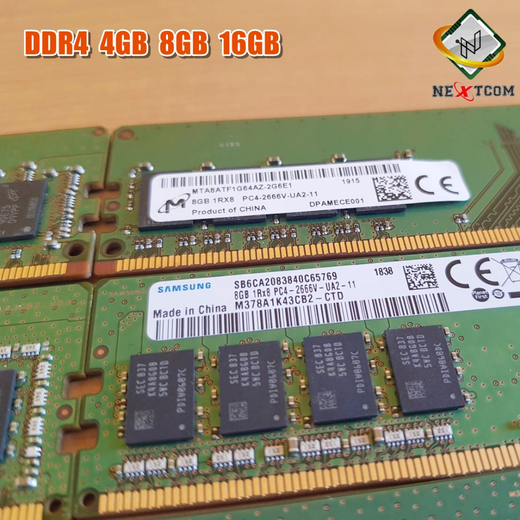 แรม-ddr4-samsung-micron-kingston-4gb-8gb-16gb-ของแท้-มีประกัน-จัดส่งไว