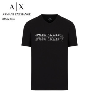 AX Armani Exchange เสื้อยืดผู้ชาย รุ่น AX3RZTAHZJAAZ1200 - สีดำ