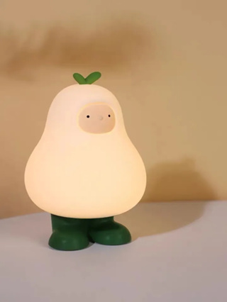 MUID BABY PEAR NIGHT LAMP เจ้าลูกแพร โคมไฟไร้สาย ตั้งเวลาได้ เปิด ปิด ระบบสัมผัส silicone พรีเมี่ยม