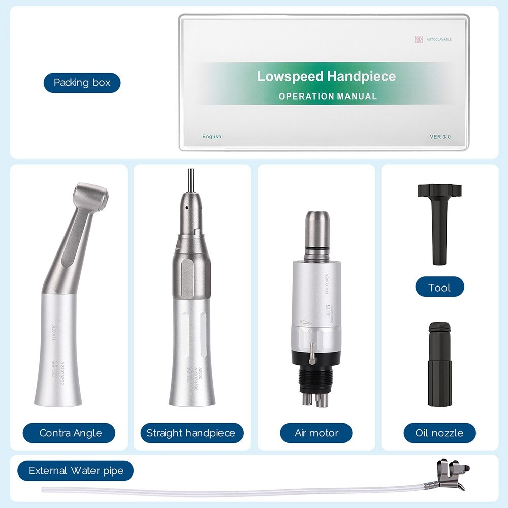 ชุดด้ามกรอทันตกรรมชนิดความเร็วต่ำ-low-speed-handpiece-kit