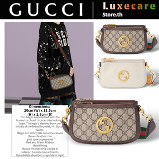 กุชชี่👜Gucci Blondie GG Mini Bag Women/Shoulder Bag กระเป๋าใต้วงแขน