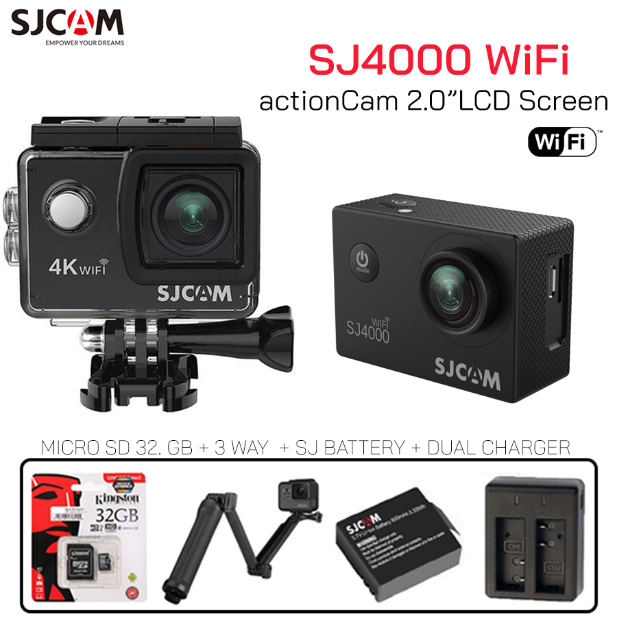 SJ CAM SJ4000 Wifi Action Camera คุณภาพสูง | Shopee Thailand