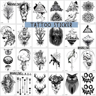 ภาพหน้าปกสินค้า🌸โปร 9 บาท🌸 แนวโอสคูล แทททูรอยสัก tattoosticker แผ่นเล็กลายสวย ที่เกี่ยวข้อง