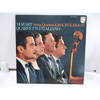 1LP Vinyl Records แผ่นเสียงไวนิล MOZART String Quartets K.80, K.155, K.156, K.157 QUARTETTO ITALIANO  (J22C125)