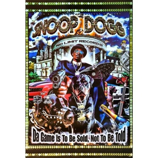 โปสเตอร์ Snoop Dogg สนูป ด็อกก์ แร็ปเปอร์ วง ดนตรี รูป ภาพ ติดผนัง สวยๆ poster 34.5 x 23.5 นิ้ว (88 x 60 ซม.โดยประมาณ)