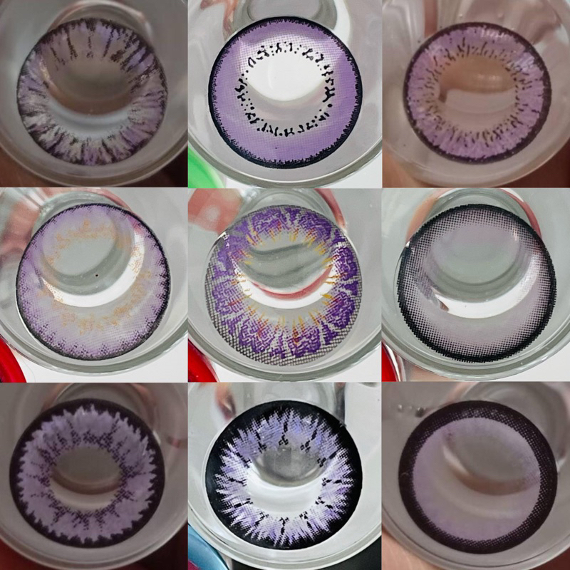 รวมรุ่น VIOLET สีม่วง บิ๊กอาย โทนแบ๊ว ตาโต Contact Lens Bigeyes ...