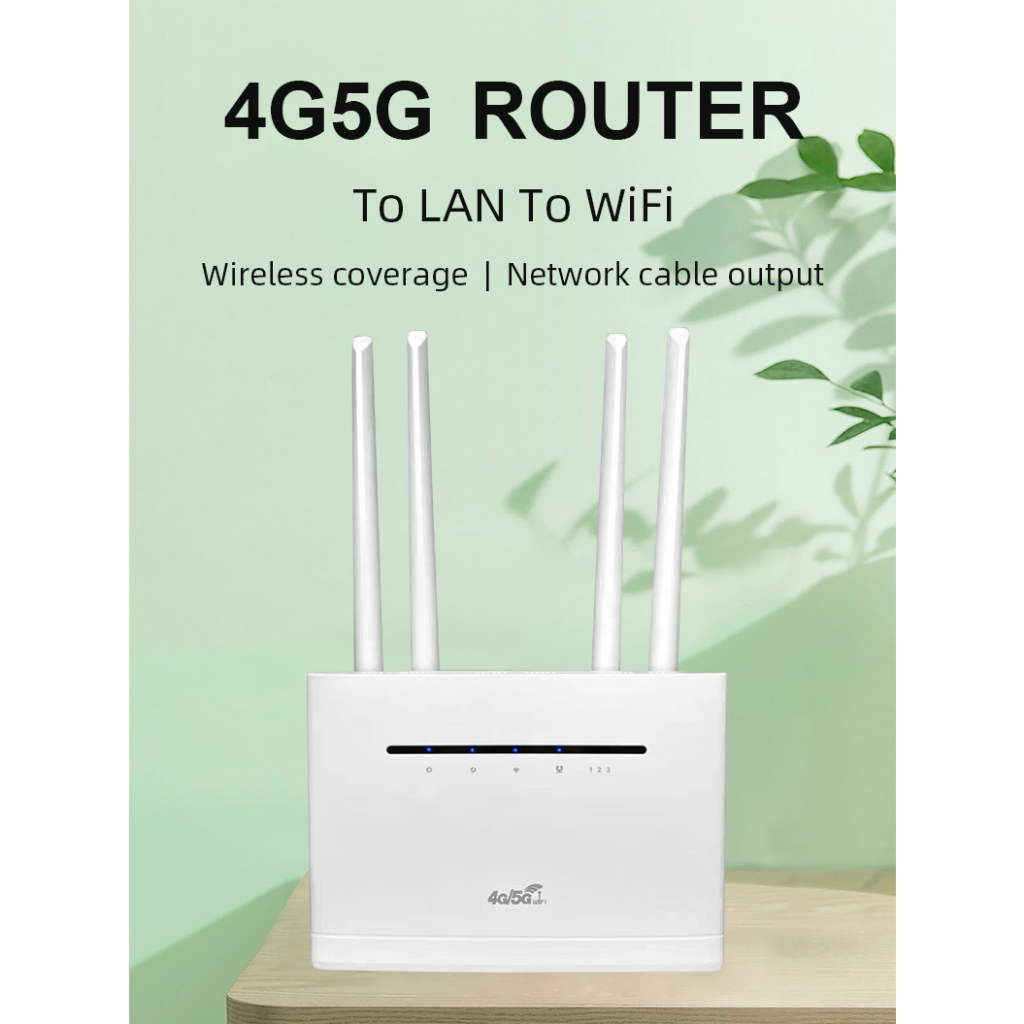 Router WiFi 4G/5G 300Mbps Wireless Router System เราเตอร์ไวไฟแบบใส่ซิม ...