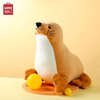 Miniso ตุ๊กตาน้อวแมวน้ำ อุ่งอุ่ง ขนาด11นิ้ว ลิขสิทธิ์แท้