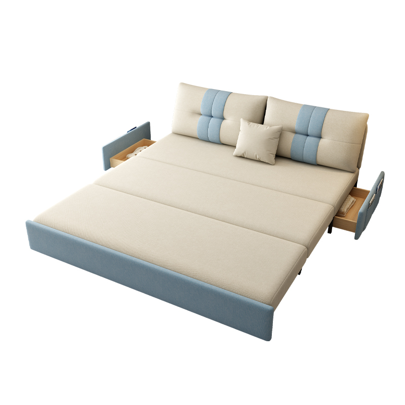 โซฟานอน-โซฟา-โซฟาเบดขนาด-4-5ฟุต-เตียงนอนพับได้-โซฟาปรับนั่งหรือนอนได้-หมอน-2-ใบ-เตียงพับ-จัดส่งจากกทม