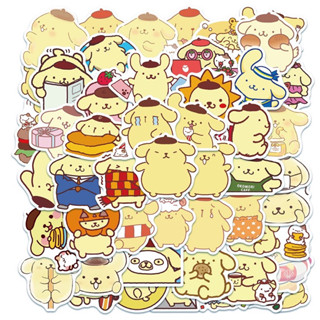 สติ๊กเกอร์ Pom Pom Purin 562 ปอมปอมปูริน 60ชิ้น ซานริโอ้ sanrio ตุ๊กตา Mymelody ปอม ปอม ปูริน ปุริน คิตตี้ Hello kitty