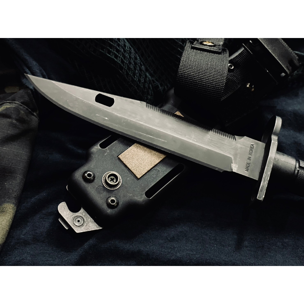 มีดเดินป่า-แค้มป์ปิ้ง-m9-bayonet-black-handle