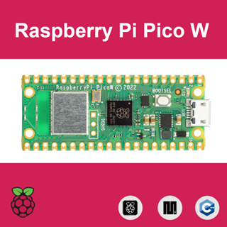 Raspberry Pi Pico W มาพร้อมการเชื่อมต่อไร้สาย 2.4GHz 802.11 b/g/nพร้อมสายอากาศในตัวการเข้าถึงฟังก์ชันเครือข่ายเต็มรูปแบบ