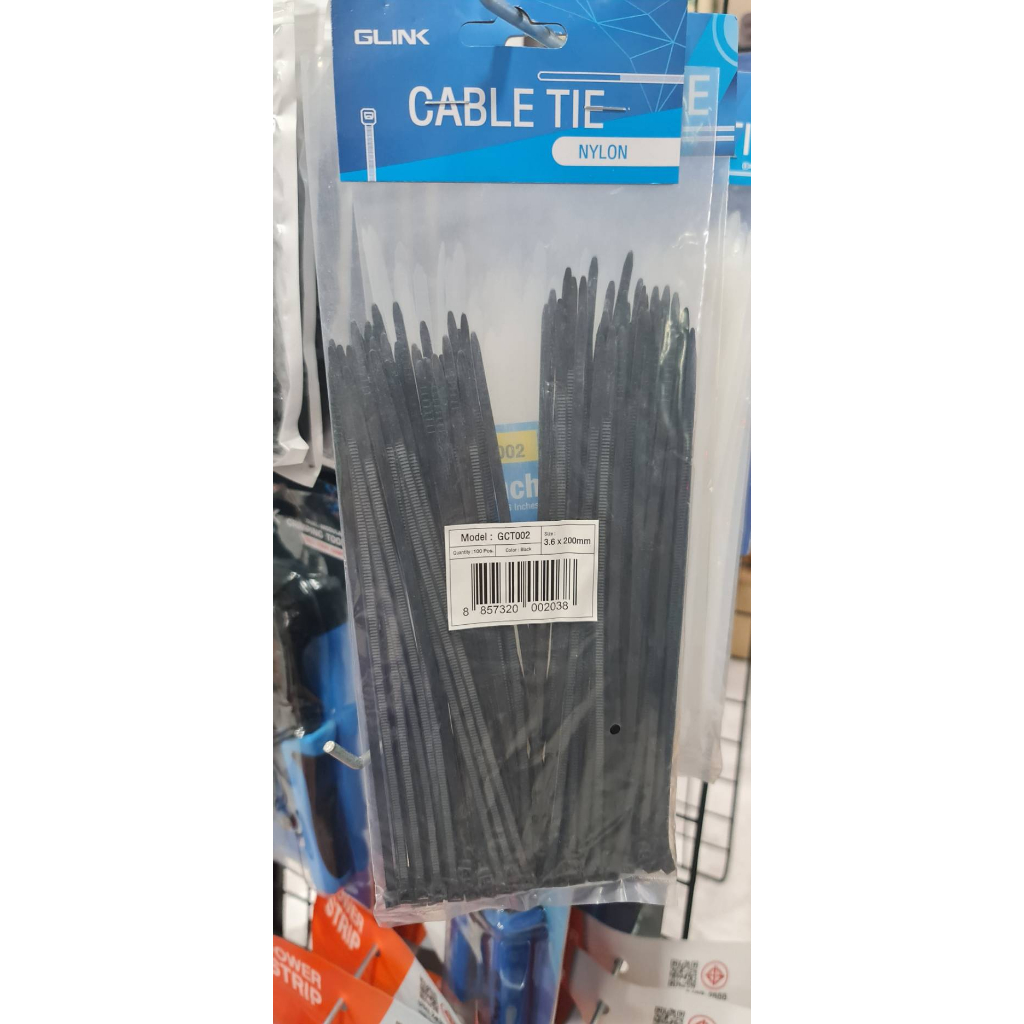 glink-gct-002-cable-tie-nylon-สายรัด-เคเบิลไทร์-100-pack