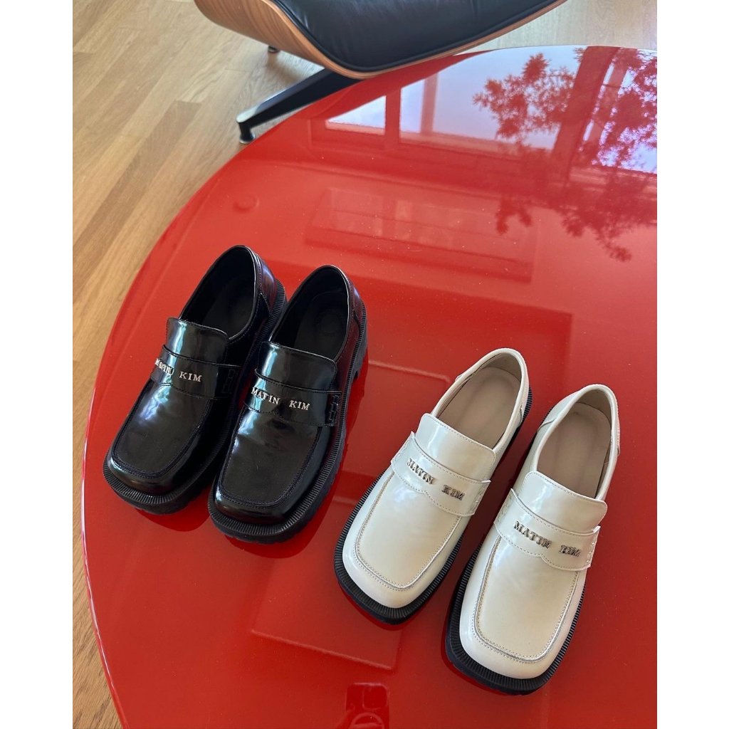 พรีออเดอร์/ของแท้] Matin Kim - Matin Square Loafer | Shopee