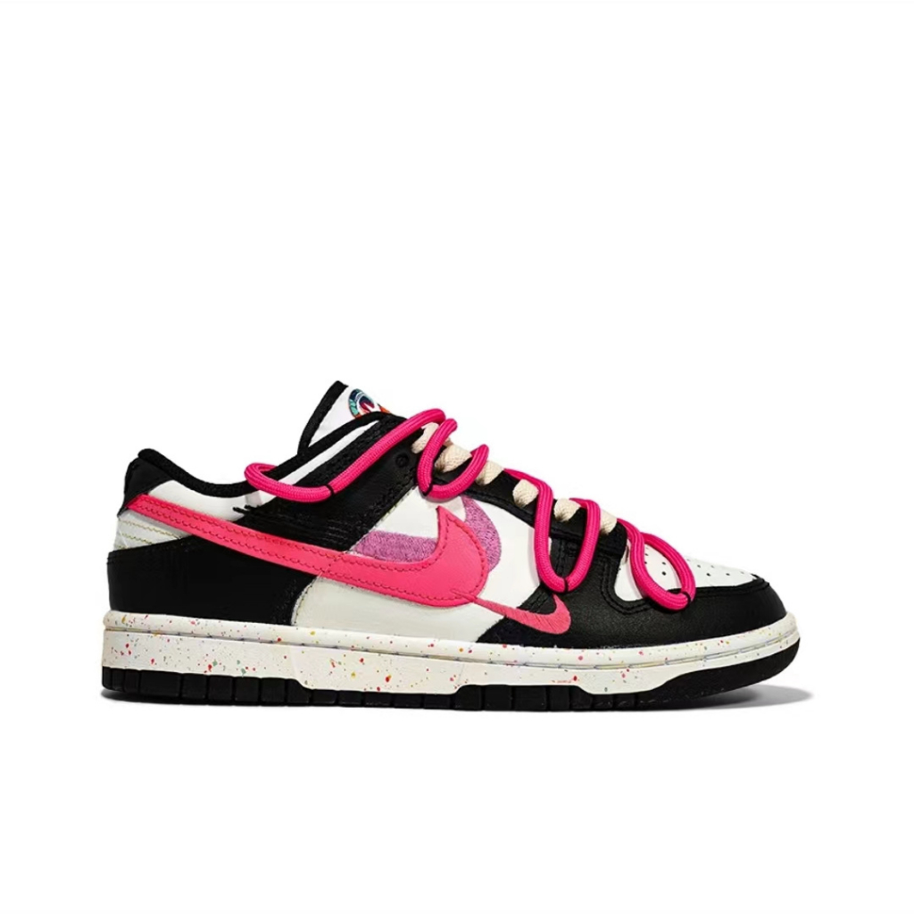 ยิงจริง-nike-sb-dunk-low-black-beige-pink-รองเท้าวิ่ง-รองเท้า-nike-fd4623-131