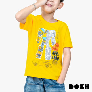 DOSH BOYS T-SHIRTS TRANSFORMERS-2023เสื้อยืดคอกลม แขนสั้น เด็กชาย DTBT5070-YE