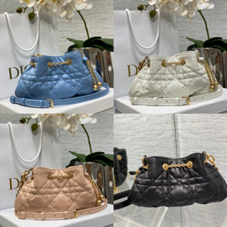 พรี​ ราคา8400 Dior Ammi หนังแท้ กระเป๋าสะพายข้าง กระเป๋าสะพาย กระเป๋าสะพาย27 * 15 * 12 cm