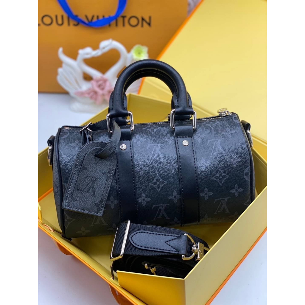 lv-keepall-mini-grade-hiend-size-25-cm-อปก-ถุงผ้า-ถุงกระดาษ-การ์ด-ใบเสร็จ