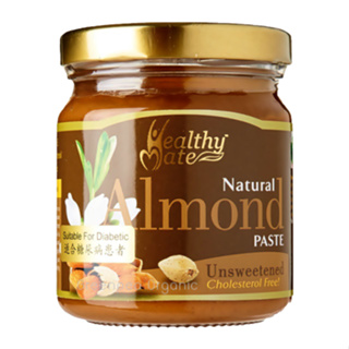 อัลมอนด์ เฮลตี้เมท 200 ก./Natural Almond Paste Healthy Mate 200 G.