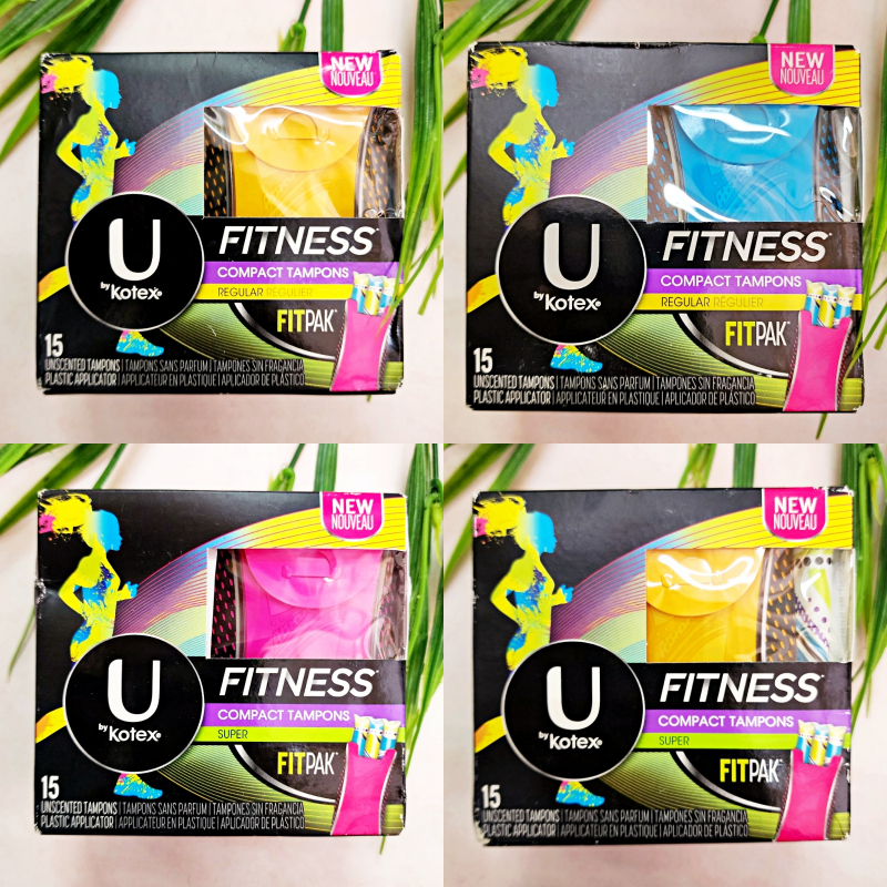 [U by Kotex®] Fitness Compact Tampons With Fitpak 15 Count ผ้าอนามันแบบ