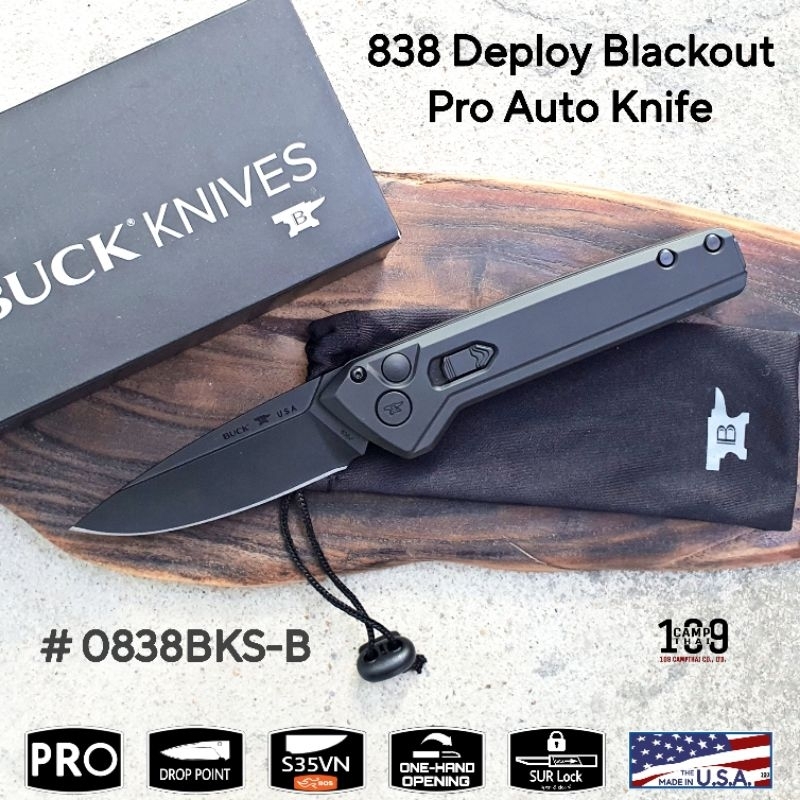 มีด-buck-แท้-รุ่น-838-deploy-blackout-pro-auto-knife-มี-auto-ที่มาแรงที่สุดในขณะนี้ใบมีด-s35vn-made-in-u-s-a