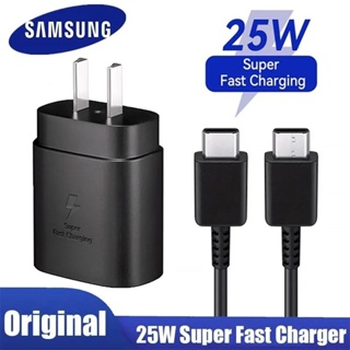 สายชาร์จแท้ Samsung Fast Charger Adapter 25W SuperFast Charge Galaxy Z Flip Fold 4 3 S20 S21 S22 S23 Note20 Ultra 10Plus