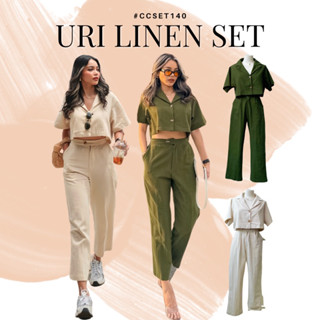 Uri Linen set [ชุดเซ็ทพร้อมส่ง] 💥ลด 30%💥 เหลือ 525 บาท จาก 750 บาท