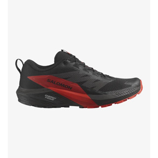 SALOMON SHOES SENSE RIDE 5 MEN - BLACK / FIERY RED / BLACK