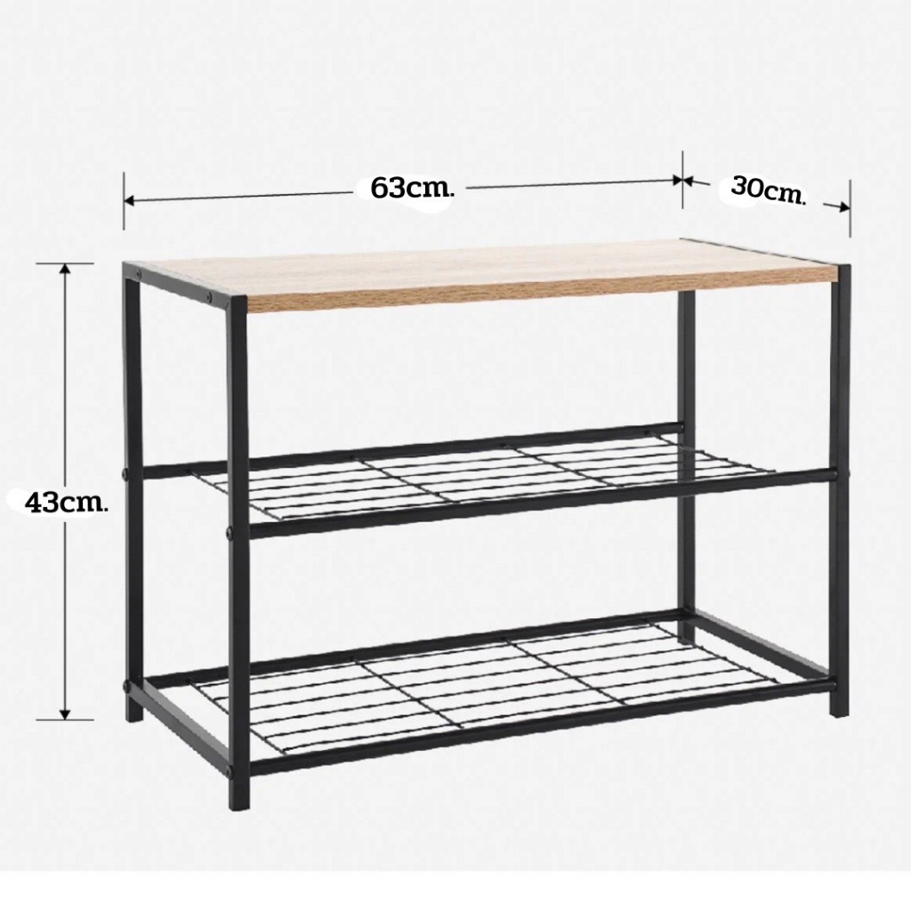 ชั้นวางรองเท้า-ชั้นวางของ-3-ชั้น-รุ่น-ลุช-loft