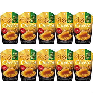 Ezaki Glico Cheddar ขนมชีส 40 กรัม X 10 ขนม ส่งตรงจากญี่ปุ่น