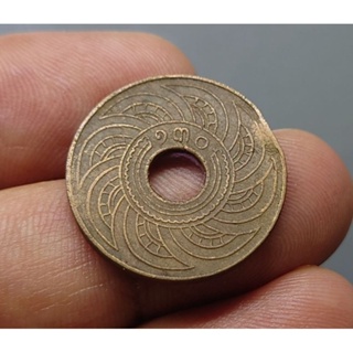 เหรียญสตางค์รู ขนาด 1 สต. สตางค์ แท้ 💯% เนื้อทองแดง รศ.130 ผ่านใช้ หายาก #เหรียญสต.รู #เหรียญรู #เหรียญโบราณ #เงินโบราณ