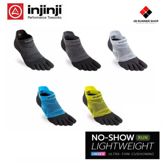 INJINJI Run Lightweight No-Show  ถุงเท้าวิ่ง ถุงเท้าแยกนิ้้ว ชนิดบางเบา