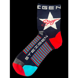 STEIGEN RUNNING SOCKS 1/2 LENGTH ลาย ROCK STAR - ถุงเท้าวิ่ง เนื้อผ้ายืดหยุ่น