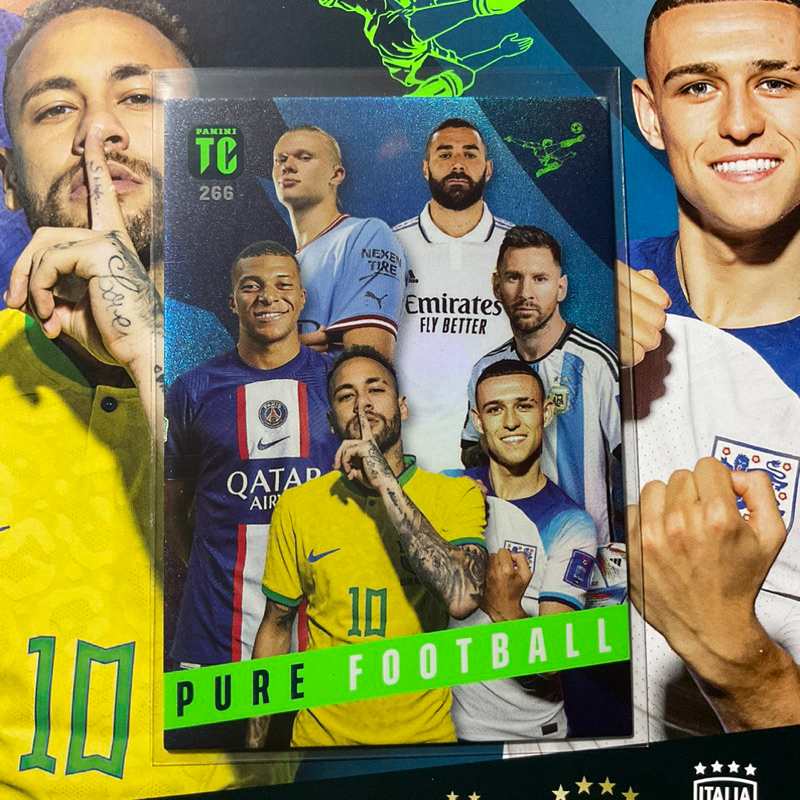 การ์ดนักฟุตบอล Panini Top Class 2023 ใบ Pure Football รวมนักเตะ ...