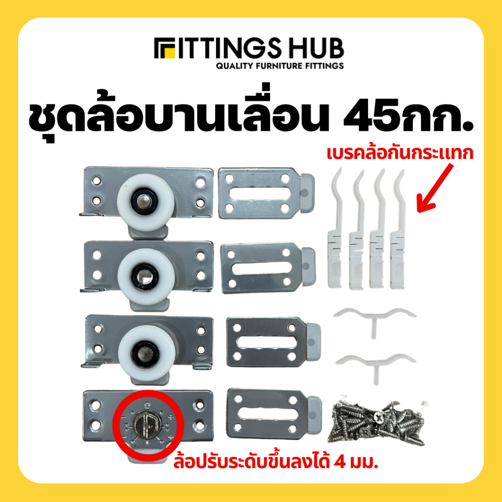 ลูกล้อบานเลือน-ลูกล้อบานเลือนแบบแขวน-fittingshub