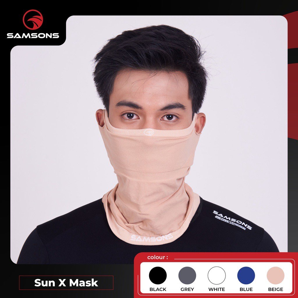Samsons Sun X Mask Samsons - Men's Sun-Protective Sports Mask | Shopee ...