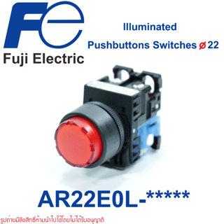 AR22E0L FUJI ELECTRIC AR22EOL Illuminated pushbutton switches AR22E0L-10E4G AR22E0L-01E4R AR22E0L-11E4G