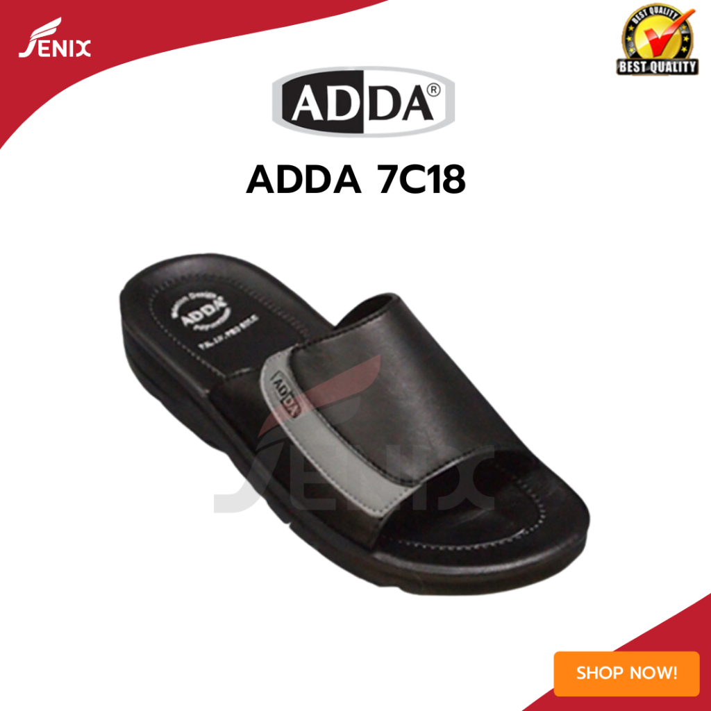 รองเท้า-adda-รองเท้าผู้ชาย-เเบบสวม-adda-รุ่น-7c18-รุ่นคลาสสิค