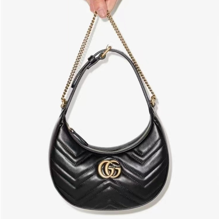 gucci-crescent-bag-กระเป๋าสะพายโซ่-messenger-จัดส่งทั่วไทย-24ชม