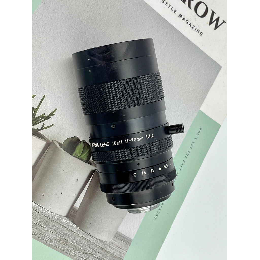 CANON TV ZOOM LENS J6x11 11-70MM.F1.4 MACRO C MOUNT | Shopee Thailand