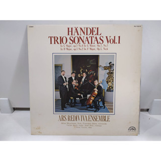 1LP Vinyl Records แผ่นเสียงไวนิล  HÄNDEL TRIO SONATAS Vol.1   (E12B93)