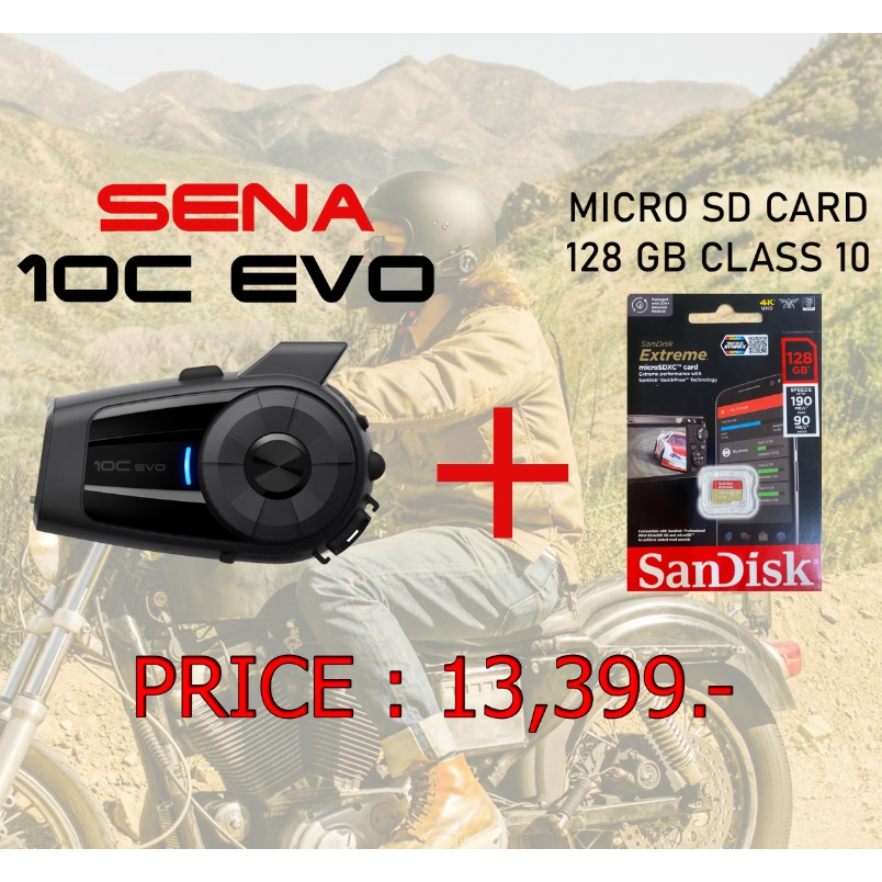 Sena 10c evo micro sd card new arrivals