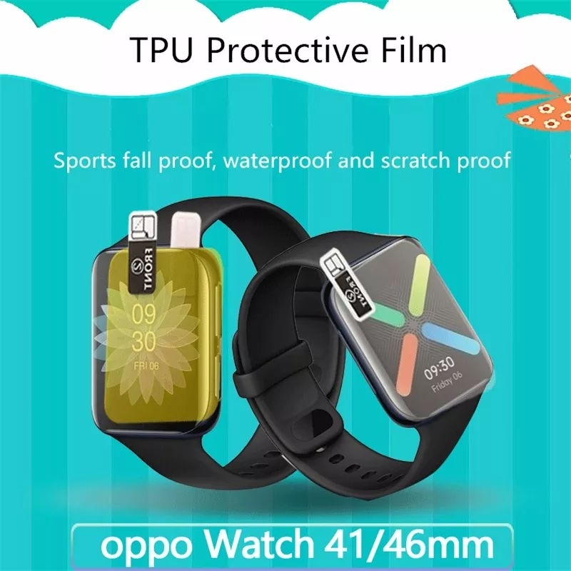 ฟิล์ม-oppo-watch-41mm-46mm-ฟิล์มtpuกันรอยขีดข่วน-จากไทย-ราคาถูก